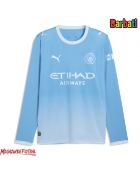 Manchester City Tricou Fotbal Replică 2026-27 Barbati Acasa Mâneci Lungi Manchester City Tricou Fotbal Replică 2026-27 Barbati Acasa Mâneci Lungi